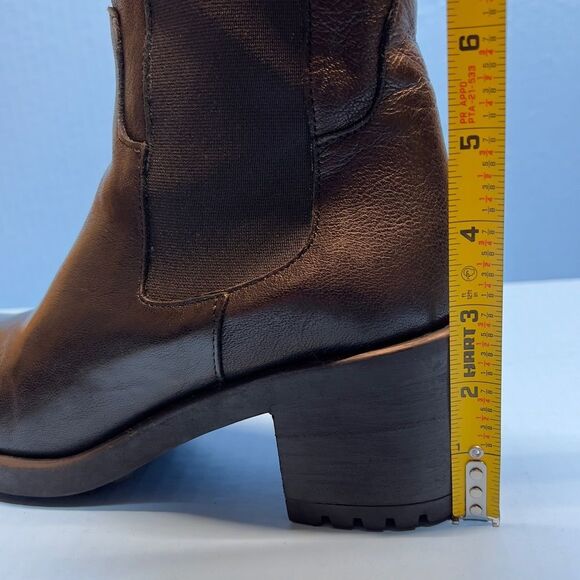 Emanuele Crasto Womens Black Leather Chelsea Boots EU39/US8.5-9 - Picture 15 of 16